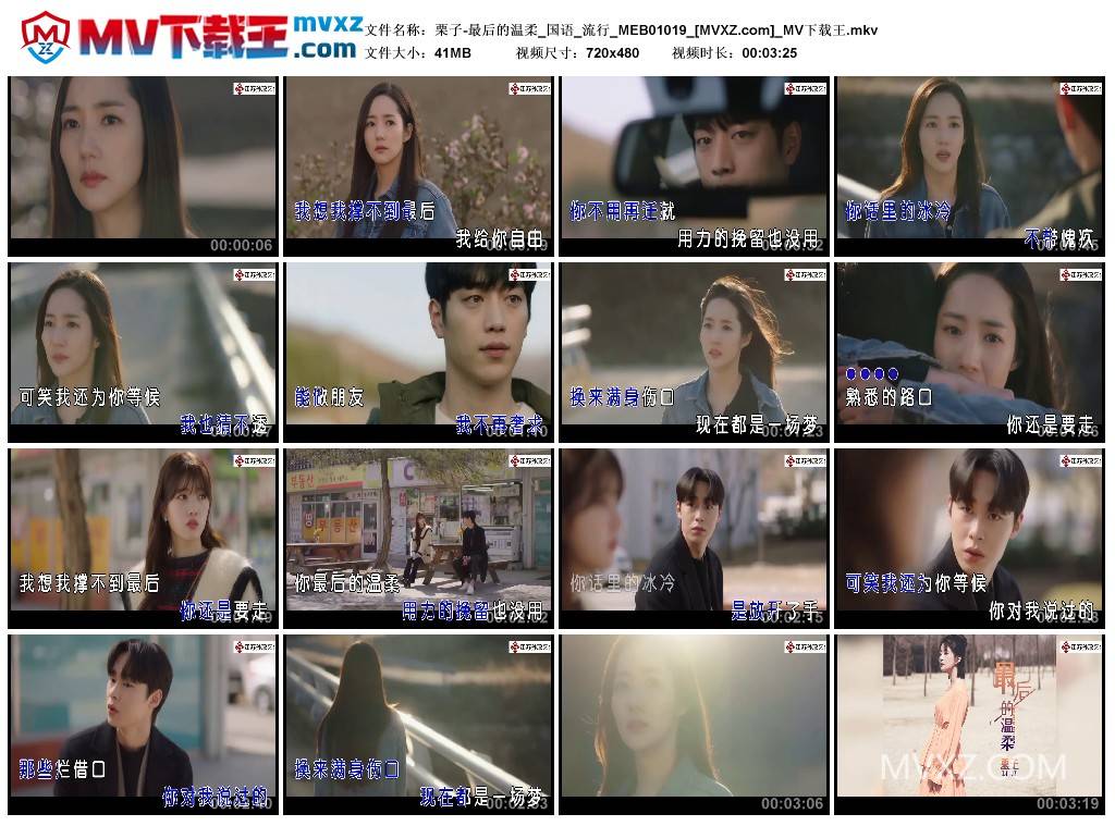 栗子-最后的温柔_国语_流行_MEB01019